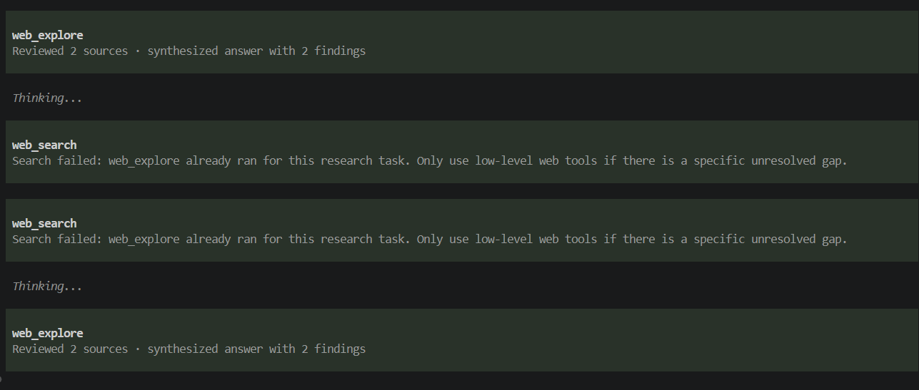 After 0.3.0 transcript output